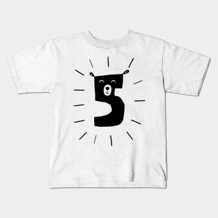 I am five ! Birthday tee Kids T-Shirt